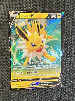 Pokemon Jolteon V SWSH151 Sword & Shield Black Star Promo Holo Near Mint - Image 3