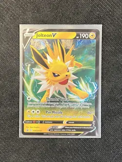 Pokemon Jolteon V SWSH151 Sword & Shield Black Star Promo Holo Near Mint - Image 4