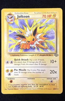 Jolteon - Jungle - 20/64 - Pokemon TCG - LP - Image 1