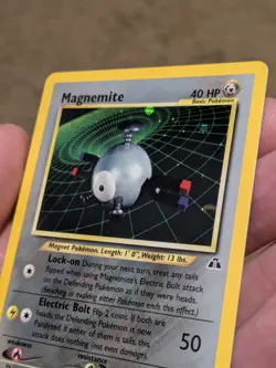 Pokemon Magnemite Holo Rare Neo Discovery 7/75 LP - Image 5
