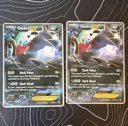 Pokemon TCG Darkrai EX Holo 2-Card Lot XY BREAKpoint 74/122 World Champs 2016 - Image 1
