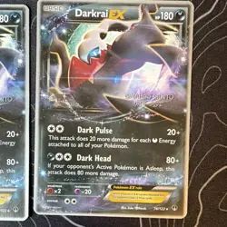 Pokemon TCG Darkrai EX Holo 2-Card Lot XY BREAKpoint 74/122 World Champs 2016 - Image 3