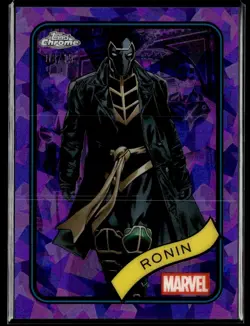 2025 Topps Chrome Marvel Sapphire Purple Ronin /15 #4 - Image 1
