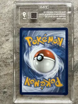 2025 POKEMON SV DESTINED RIVALS ULTRA RARE #213 TEAM ROCKET'S MEWTWO EX TAG 9 - Image 2