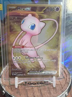💰POKEMON-MINT-METAL Mew ex 205/165 Sv: Scarlet & Violet 151 Holo PROMO💰🔥 - Image 1