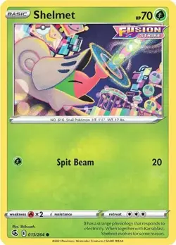 Shelmet - C - 013/264 - Pokemon - Fusion Strike - NM/M - Regular - Image 1