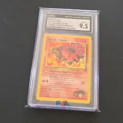 Wizards of the Coast Pokemon TCG Brock's Vulpix 037/132 W Stamp Eng CGC 9.5 - Image 1