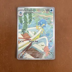 Simipour Illustration Rare 102/086 Pokemon SV: Black Bolt - Image 1