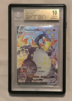 PSA 10 Charizard VMAX - SV107/SV122 - BGS 10 - Shining Fates - Pokemon - Image 1