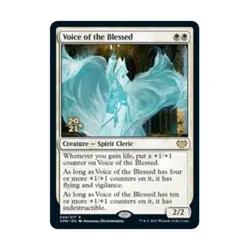 WOTC MtG Prerelease Promos Voice of the Blessed (R) (Foil) NM - Image 1