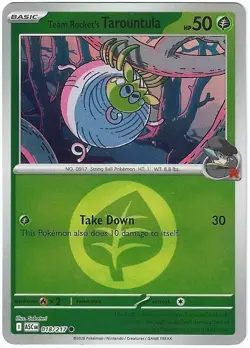 Team Rocket's Tarountula (Energy Symbol Pattern) 018/217 ME: Ascended Heroes - Image 1