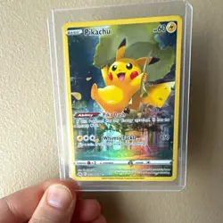 Pokemon TCG Pikachu Holo Rare GG30/GG70 Crown Zenith Galarian Gallery - Image 1