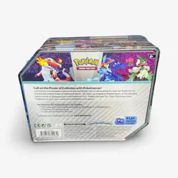 Pokemon TCG Paldea Partners Tin Quaquaval ex -5 Booster Packs- NEW Sealed - Image 3