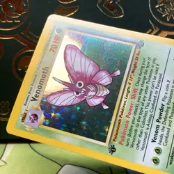 Pokemon TCG Venomoth Holo Rare 1st Edition Jungle 1999 #13/64 LP + NM - - Image 4