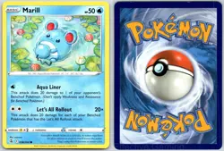 Marill 058/264 Common Fusion Strike Pokemon NM sowsow - Image 3