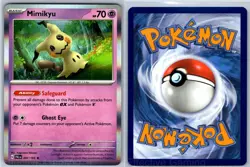 Mimikyu 097/193 Rare Paldea Evolved Pokemon Holo NM Himeno - Image 3