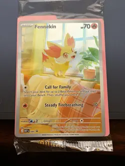 Pokemon Fennekin 080 Black Star PROMO Sealed Chaos Rising - Image 1