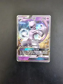 Carte Pokemon Mewtwo GX 39/73 SL3.5 Soleil & Lune Legendes Brillantes FR - Image 1