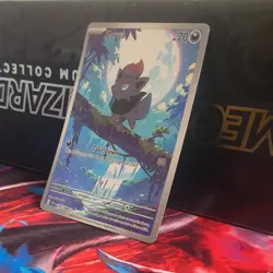 Pokemon TCG Zorua 142/086 Sv White Flare Illus Rare Holo Eng - Image 4