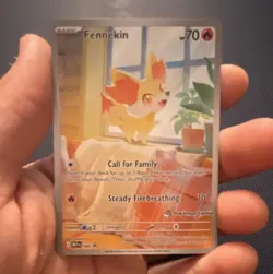 Pokemon TCG Fennekin 080 Promo Card Holo Promo 70HP English Pokemon Centre - Image 1