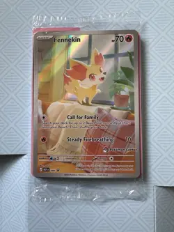 Pokemon TCG Fennekin 080 Sealed Pokemon Centre Promo Stamped Card - Image 1