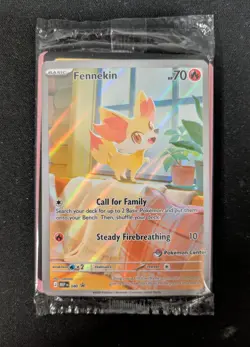 Pokemon TCG Fennekin 080 Sealed Pokemon Centre Promo Stamped Card - Image 1