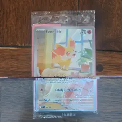 Pokemon TCG Fennekin 080 Sealed Pokemon Centre Promo Stamped Card - Image 1