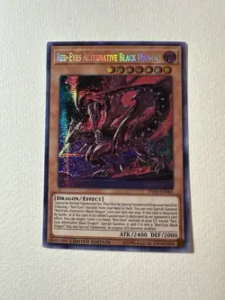 RED-EYES ALTERNATIVE BLACK DRAGON SECRET RARE TN19-EN005 YUGIOH! LP - Image 1
