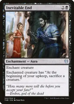 Inevitable End 4x FOIL THB MTG Theros Beyond Death Uncommon MINT black - Image 1