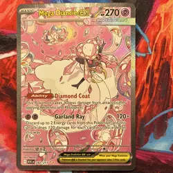 Nintendo Pokemon TCG Mega Diancie EX 282/217 Ascended Heroes SIR English NM - Image 2