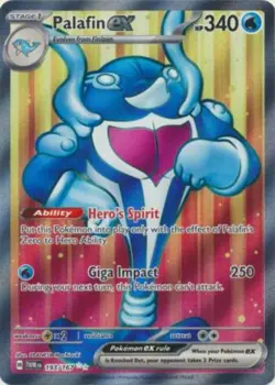 1x Palafin ex - 193/167 - Ultra Rare NM-Mint Pokemon SV06 - Twilight Masquerade - Image 1