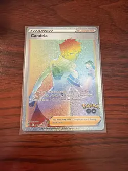 Candela Rainbow Secret Rare Full Art 083/078 Pokemon GO Card NM - Image 1