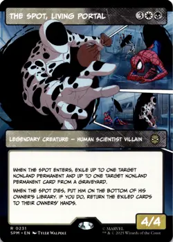 MTG The Spot, Living Portal (Borderless) NON FOIL NM R 231 Marvel's Spider-Man - Image 1