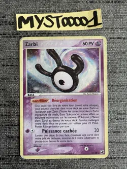 Carte Pokemon Zarbi W/28 Holo Ex Forces Cachees Francais Occasion - Image 1