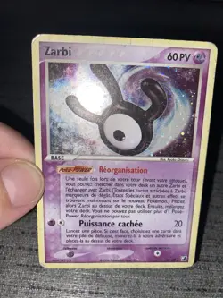 Carte Pokemon Zarbi W/28 Holo Ex Forces Cachees Francais Occasion - Image 3