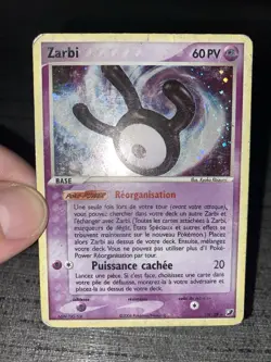 Carte Pokemon Zarbi W/28 Holo Ex Forces Cachees Francais Occasion - Image 4