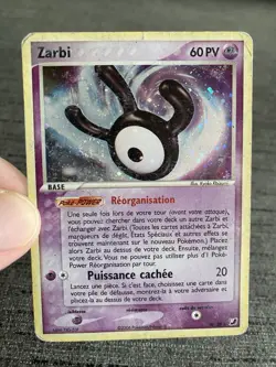 Carte Pokemon Zarbi W/28 Holo Ex Forces Cachees Francais Occasion - Image 5