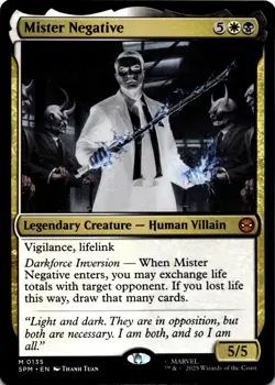 MTG Mister Negative NON-FOIL NM 135 Marvel's Spider-Man - Image 1