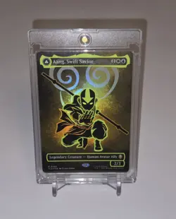 Aang, Swift Savior (Borderless) (Neon Ink Foil) Avatar: The Last Airbender Foil - Image 1