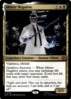 MTG Mister Negative NON FOIL NM M 135 Marvel's Spider-Man - Image 1