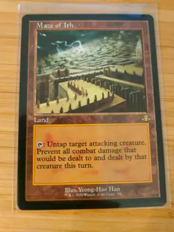 MTG Maze of Ith (Retro Frame) Dominaria Remastered M/NM Free UK P&P - Image 1