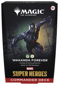Magic The Gathering: Marvel Super Heroes Wakanda Forever Commander Deck - Image 1