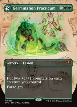 Germination Practicum (Borderless) Secrets of Strixhaven MTG Regular - Image 1