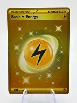 Pokemon TCG Scarlet & Violet Base Set - Basic Lightning Energy 257/198 NM - Image 1