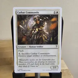 Cathar Commando (White Border) Mystery Booster 2 Regular - Image 1