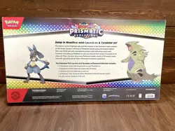 Pokemon S&V Prismatic Evolutions Lucario Ex & Tyranitar Ex Premium Collection - Image 2
