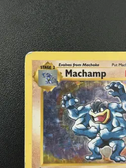Pokemon Machamp 8/102 Holo Rare 1st Edition Shadowless Base Set HP - Image 5