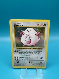 Chansey 3/102 Base Set Shadowless Holo Rare 1999 Pokemon TCG MP - Image 1