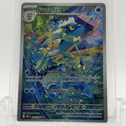 Pokemon TCG Chaos Rising Frogadier #089/086 Illustration Rare NM- - Image 1