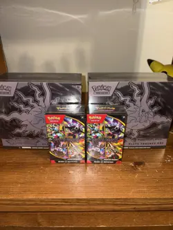 Pitch Black Pokemon Center ETB And Booster Bundle 4 pack! - Image 1